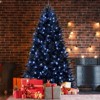 SEVOBAL Party Decorations and Accessories 4ft Black Christmas Tree with White Lights Gift Idea Long-Lasting for Halloween Holiday, Black, 23"*34"*48" - 2 of 4