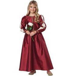 Renaissance Princess Velvet Child Halloween Costume Medium