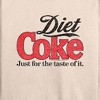 Women's - Diet Coke - Retro Logo Lightweight French Terry Wide Neck Long Sleeve Shirt - 2 of 4