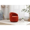 CAVINAS Swivel Accent Chair Modern Chenille Barrel Chair with Round Swivel Base and Ergonomic Backrest, Comfy Armchair for Living Room - 2 of 4