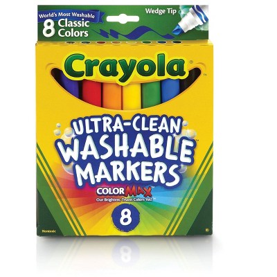 Crayola Ultra-Clean Washable Markers Wedge Tip 58-7208