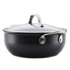 Anolon X 4qt Hybrid Nonstick Casserole Pan with Lid Charcoal Gray - 2 of 4
