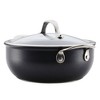 Anolon X 4qt Hybrid Nonstick Casserole Pan with Lid Charcoal Gray - image 2 of 4