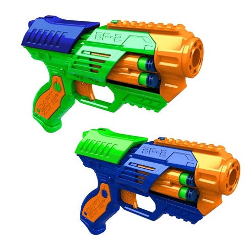 Dart Zone Blitzfire X2 Combo 2-pack Quickshot Dart Blasters : Target