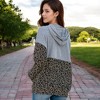 Anna-Kaci Women's Color Block Leopard Print Hoodie with Kangaroo Pocket - 3 of 3