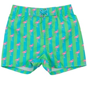RuggedButts Toddler Boys UPF50+ Swim Trunks - 1 of 4