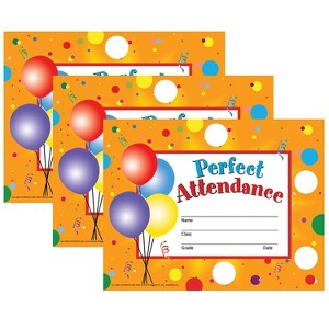 Hayes Publishing Perfect Attendance Certificates & Reward Seals 30 Certificates & 160 Seals Per Set - 1 of 1