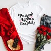 Simply Sage Market Women's Peace Love and Cupid Short Sleeve Graphic Tee - 3 of 4