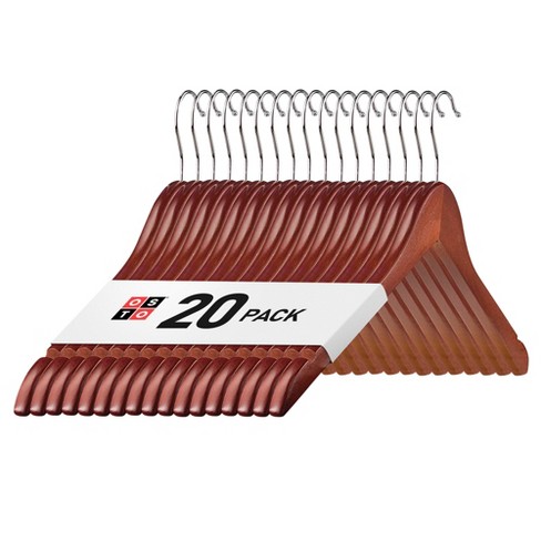 Osto 20 Pack Premium Velvet Hangers With Clips, Non-slip Pants