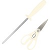 Oster Evansville 14 Piece Stainless Steel Blade Cutlery Set in White - 4 of 4