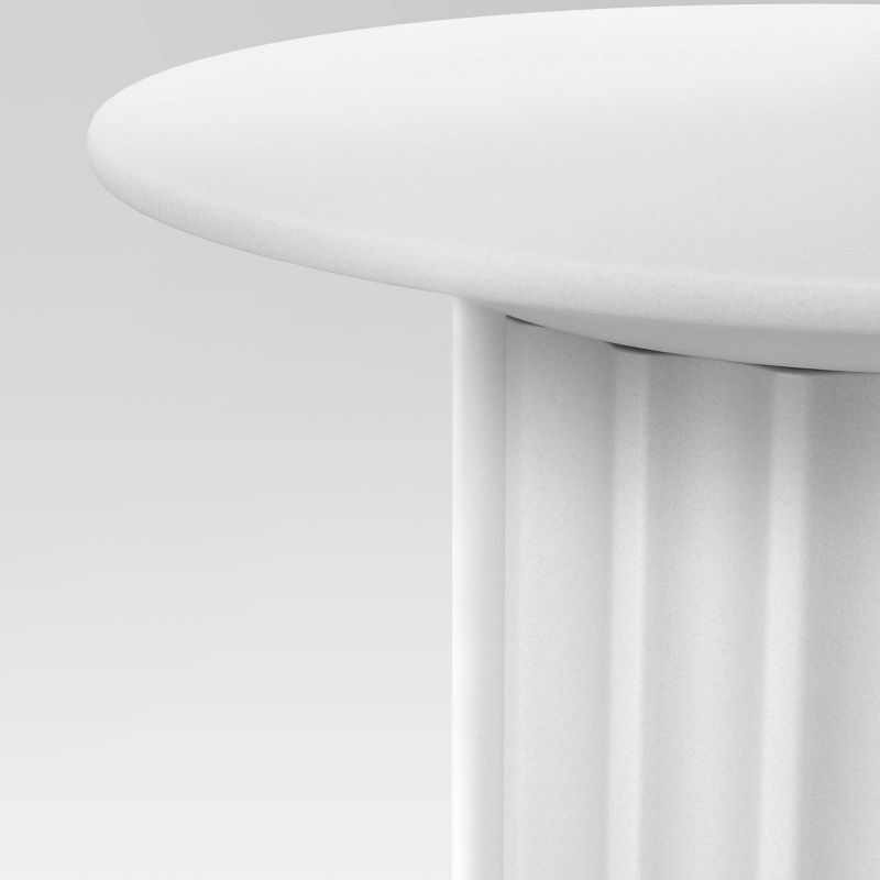 Plaster Accent Table White - Threshold&#8482; designed with Studio McGee, 4 of 5