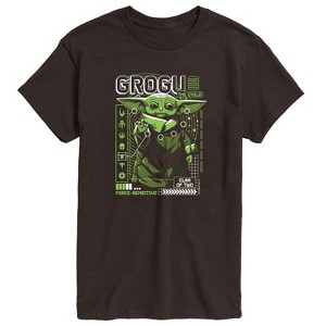 Men's - Star Wars - The Mandalorian Grogu Digital Short Sleeve Graphic T-Shirt - 1 of 4