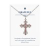 Anna-Kaci Rhinestone Celtic Cross Pendant Necklace with Gift Card & Envelope Jewelry Gifts - 2 of 4
