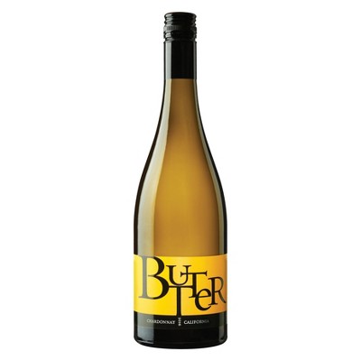 Butter Chardonnay White Wine - 750ml Bottle