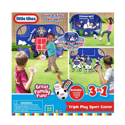 Little Tikes 3-in-1 Triple Play Sports Center - 4pc : Target