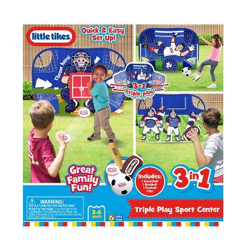 Little Tikes 3-in-1 Triple Play Sports Center - 4pc