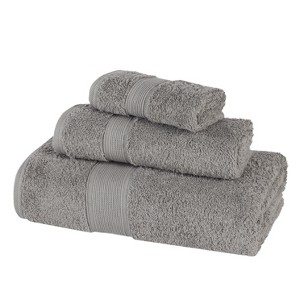 Organic Cotton Medium Weight Solid Towel Set by Blue Nile Mills - 1 of 4