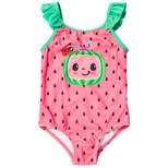 CoComelon Tomtom Yoyo JJ Baby Girls One Piece Bathing Suit Infant
