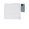 CTM Women's Cotton Bonnie Lace Handkerchief - 3 of 4