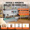 VEVOR Continuous Bag Band Sealing Machine, 0.24-0.47 in/6-12 mm Seal Width, Stainless Steel Bag Sealer for 0.02-0.8 mm Plastic Bags Films,Silver - 4 of 4