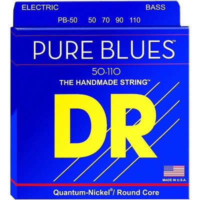DR Strings Pure Blues Heavy 4-String Bass Strings (50-110)
