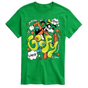 Men's - Disney - Goofy Doodles Short Sleeve Graphic T-Shirt - 1 of 4