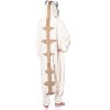 Nickelodeon Adult Avatar The Last Airbender Appa Union Suit Costume Pajama Off-White - image 4 of 4