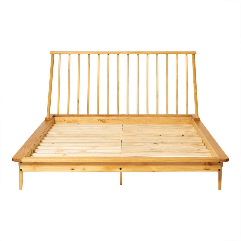 Boho Solid Wood Spindle Platform Bed - Saracina Home, 5 of 20