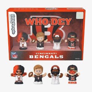 Fisher Price Little People x NFL Collector Cincinnati Bengals Figure 4-Pack - 1 of 4