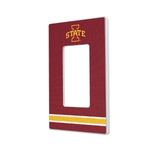 NCAA Big 12 Universities Stripe Hidden-Screw Light Switch Plate for Single Rocker - 1 of 4