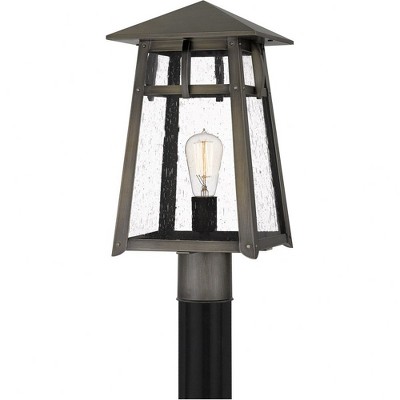 Quoizel Lighting Merle 1 - Light Post Light in  Burnished Bronze