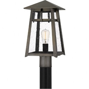 Quoizel Lighting Merle 1 - Light Post Light in  Burnished Bronze - 1 of 3