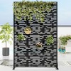 Dovelina Outdoor Freestanding Metal Privacy Screen Decorative Garden Fence - 2 of 4