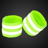 Unique Bargains Reflective Bands for Wrist Reflective Wristbands High Visibility Night Safety Cycling Riding Reflector Tape Straps Bracelet - 2 of 4