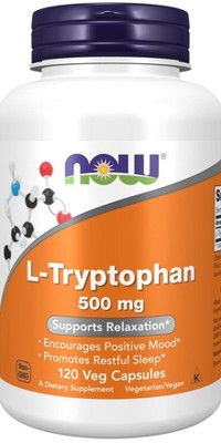 Tyrosine 500mg by Now Foods  -  120 Capsule