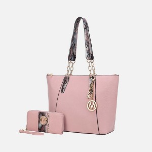 MKF Collection Ximena Women’s Tote Bag with matching Wristlet Wallet by Mia K - 1 of 3