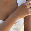 Adornia Silver Plated CZ Halo Bolo Bracelet - 2 of 4
