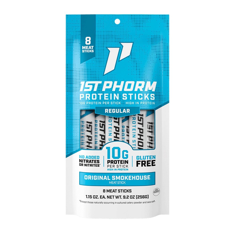 1st Phorm Original Smokehouse Protein Meat Sticks - 9.2oz/8ct