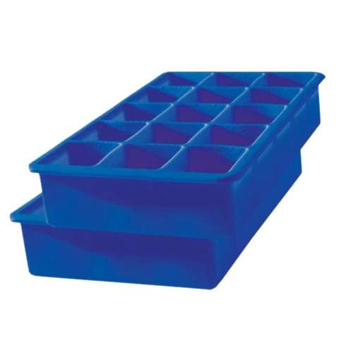 Tovolo Perfect Cube Tray - 2pc - Blue