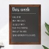 Merrick Lane Wall Mount Magnetic Chalkboard Sign with Eraser, Hanging Wall Chalkboard Memo Board - 2 of 4
