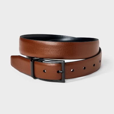 Men's Swissgear Reversible Contemporary Buckle Belt - Black/brown : Target