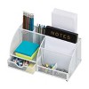 Mind Reader Desktop Organizer, File Storage, Accessory Storage, Workspace, Office, Metal Mesh, 11"L x 5.5"W x 5.25"H - 4 of 4