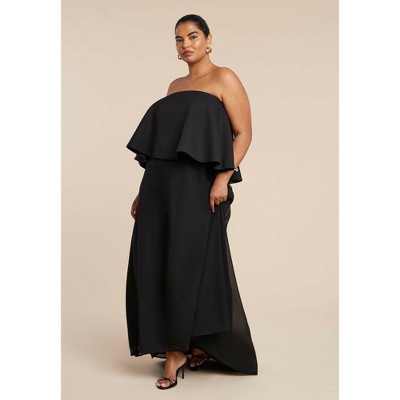 ELOQUII Peplum Bodice Gown