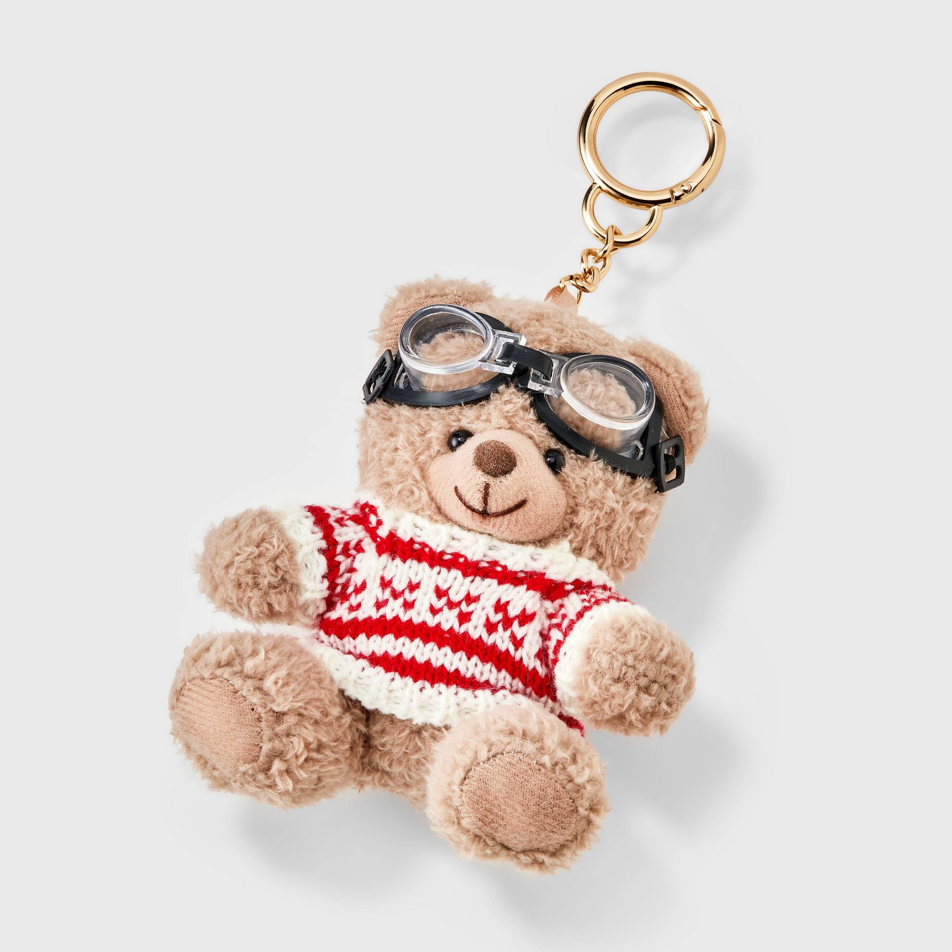 Cozy Teddy Bear Bag Charm - Universal Thread™ Multicolor
