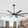 Airsurfer 72" Ceiling Fan with Color-Changing LED Light and Remote - 3 of 4