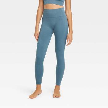 Felina Women's Athletic Pocket Legging 2 Pack (majolica Blue Storm, Medium)  : Target