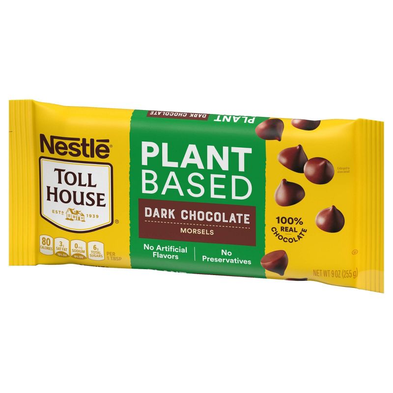 Nestle Toll House Plant Based Dark Chocolate Morsels - 9oz, 3 of 4
