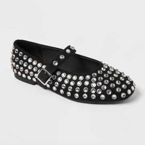 Kids' Toree Rhinestone Ballet Flats - art class™ - 1 of 4