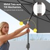 Sonkuki 10x6.5 FT Outdoor Patio Umbrella Market Table Umbrella With a Crank for Garden, Deck and Pool - 4 of 4