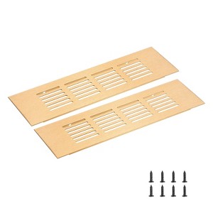 Unique Bargains Rectangle Ventilation Grille, Aluminum - 1 of 3